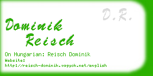 dominik reisch business card